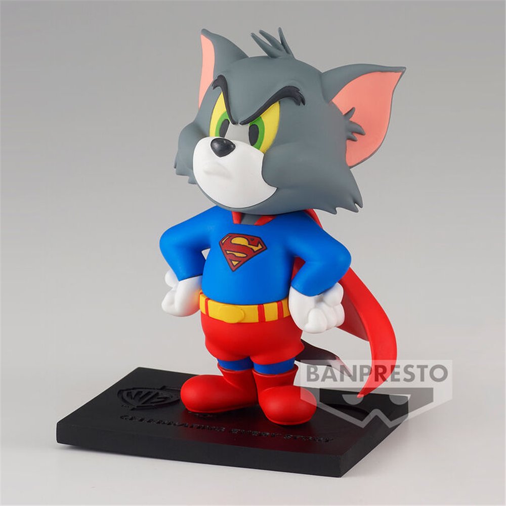 figura tom as superman 100th anniversary warner bross tom and jerry 8cm