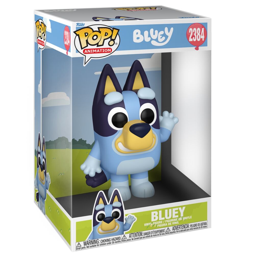 figura pop jumbo bluey - bluey 25cm