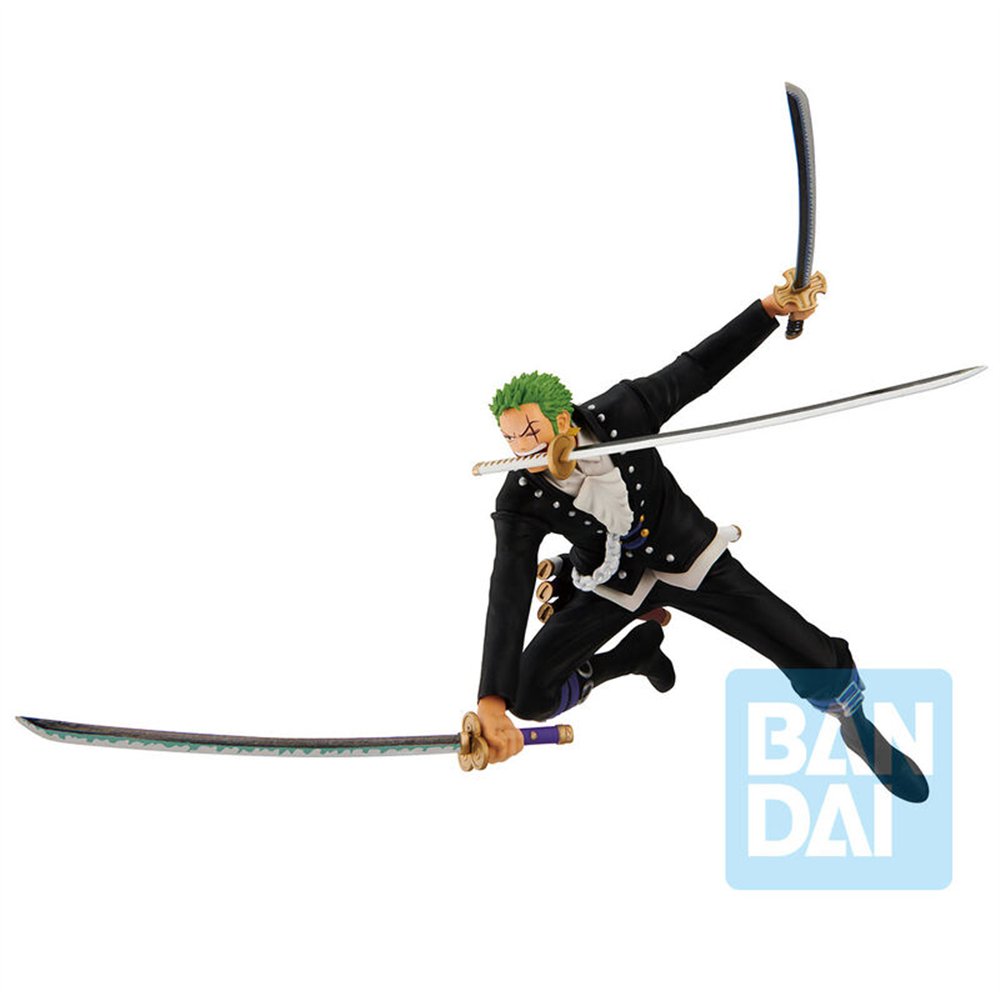figura ichibansho roronoa zoro film red more beat one piece 11cm