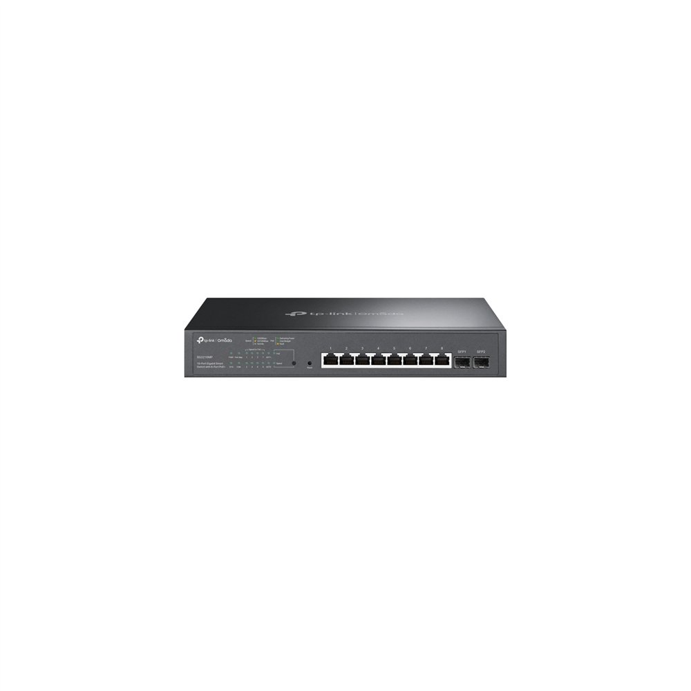 tp-link omada tl-sg2210mp gestionado l2/l2+ gigabit ethernet (10/100/1000) energía sobre ethernet (poe) 1u negro
