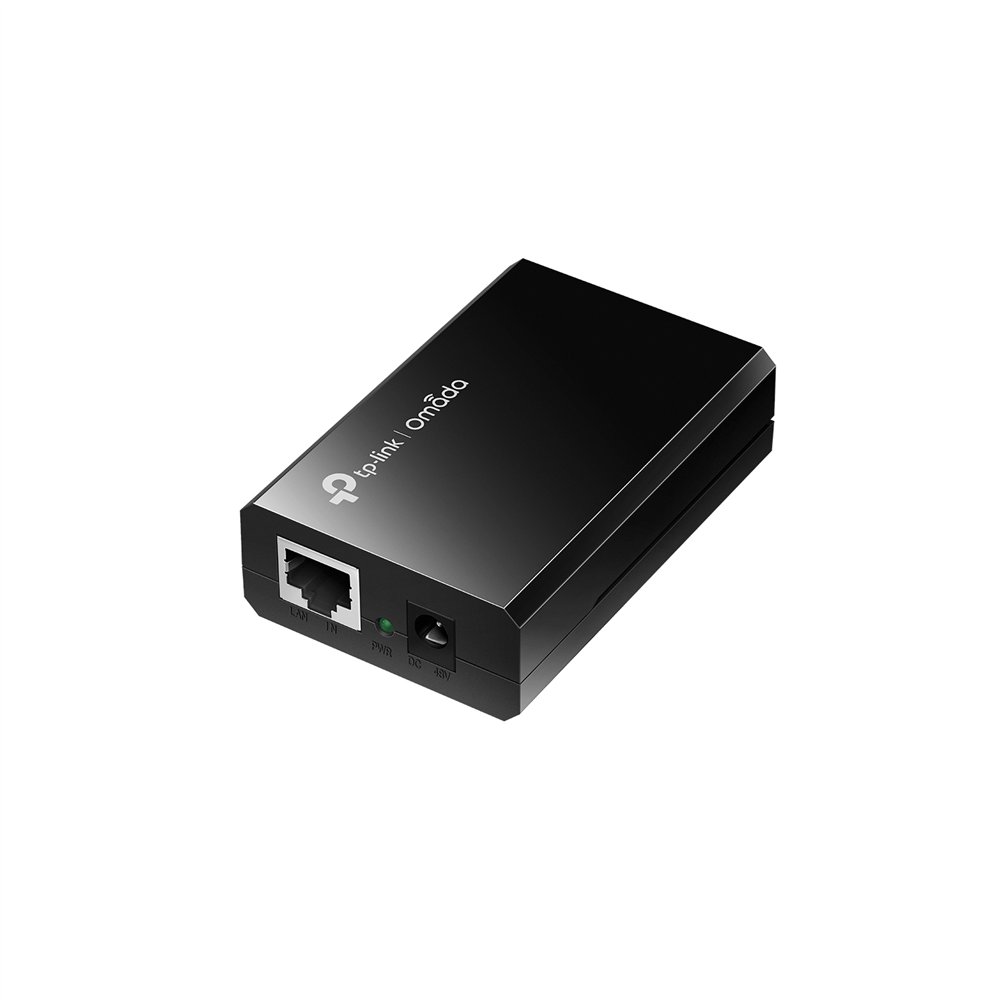 tp-link omada poe150s adaptador e inyector de poe ethernet rápido, gigabit ethernet