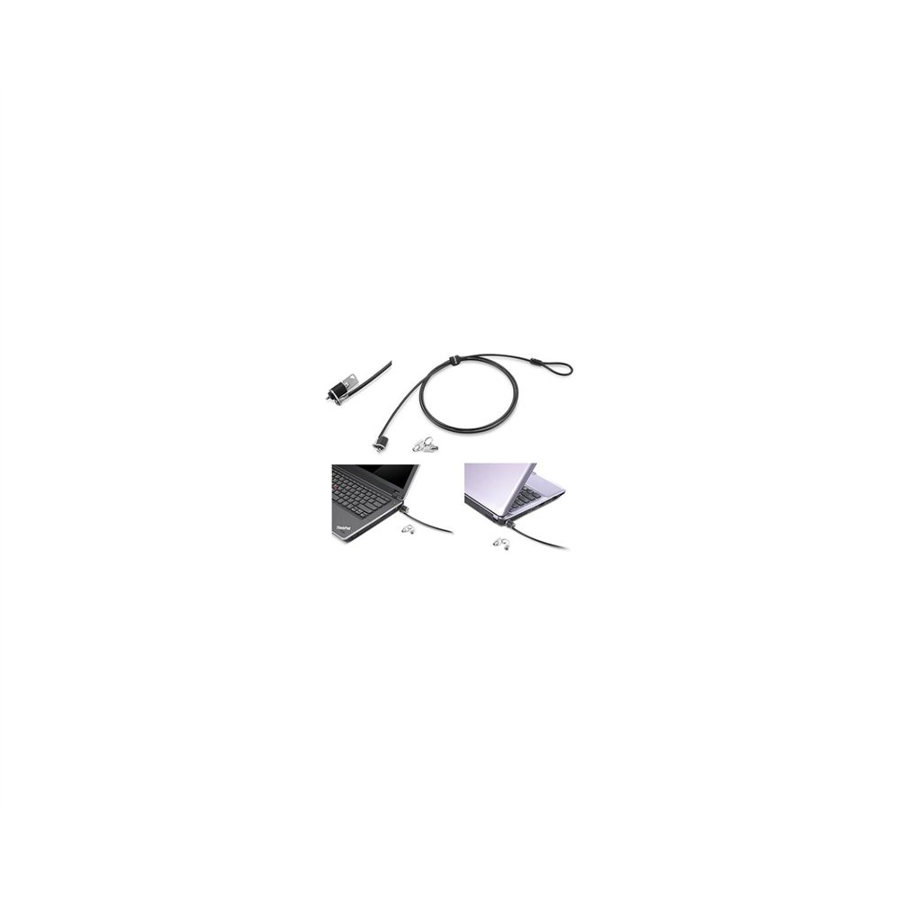 cable de seguiridad lenovo antirrobo con llave negro 57y4303