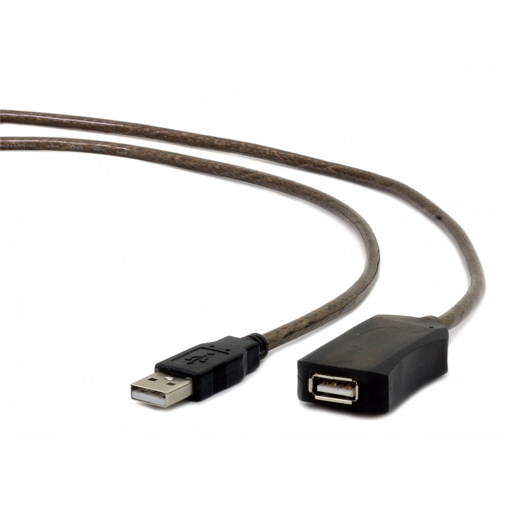 gembird usb a/usb a m/f 5m cable usb usb 2.0 negro