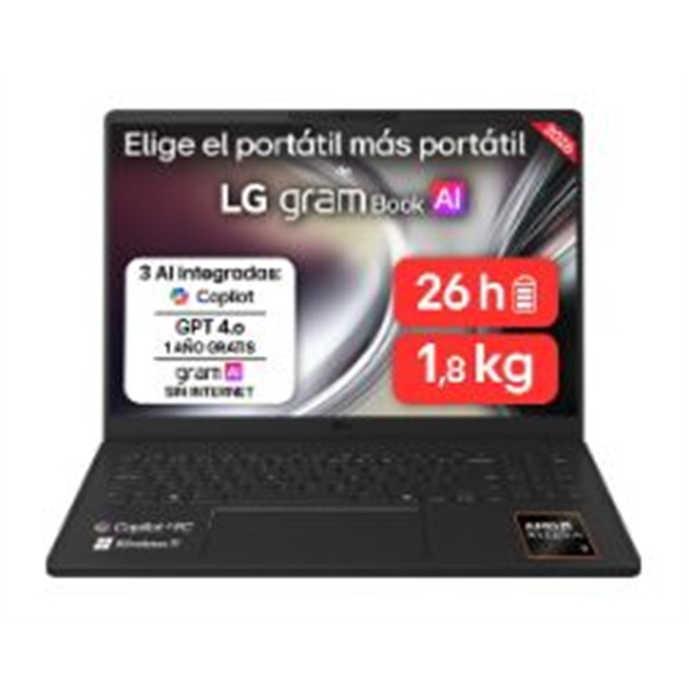 lg gram 16" r ai 7 16gb 5212gb copilot+ 16u55u-g.au75bn