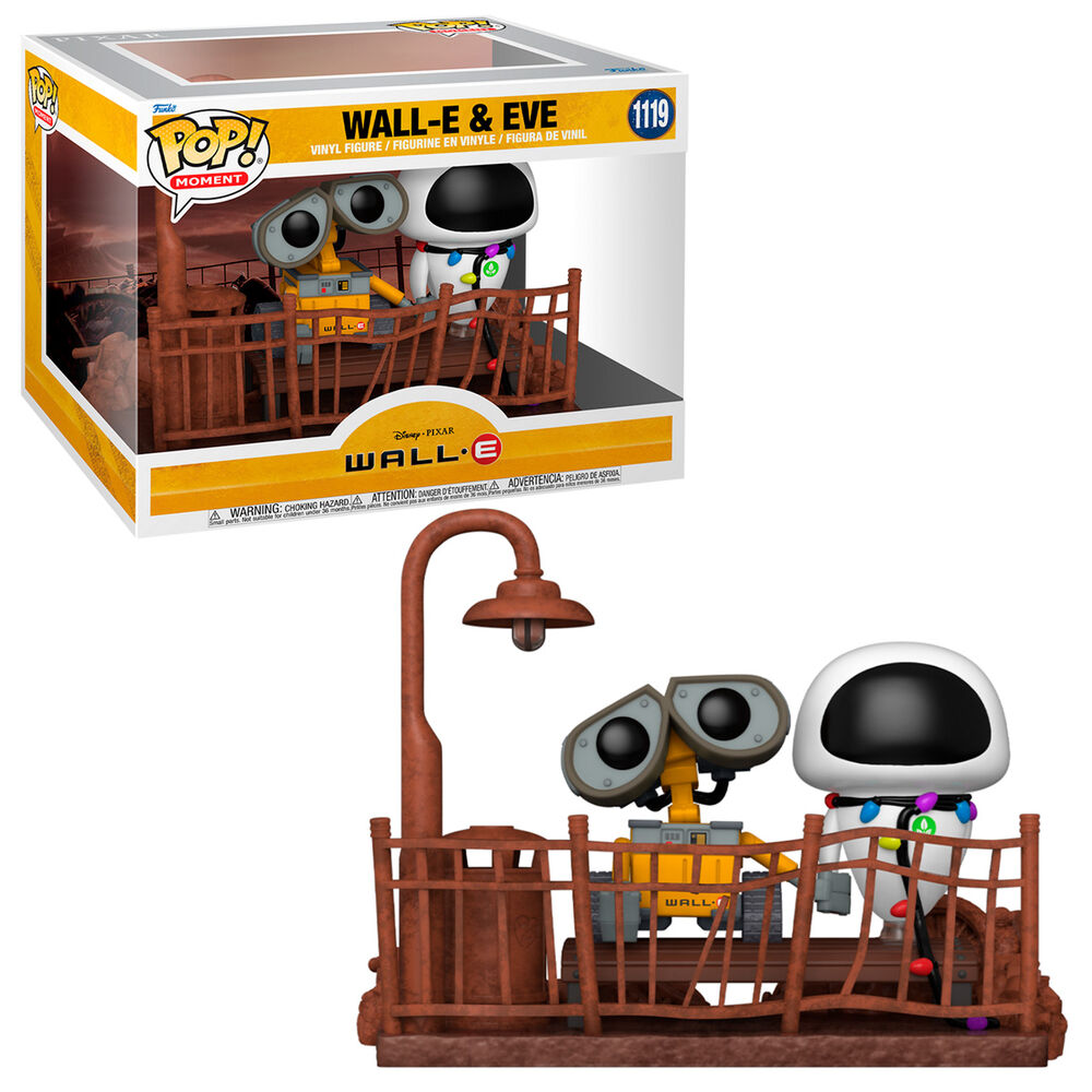 figura pop disney wall-e - wall-e & eve