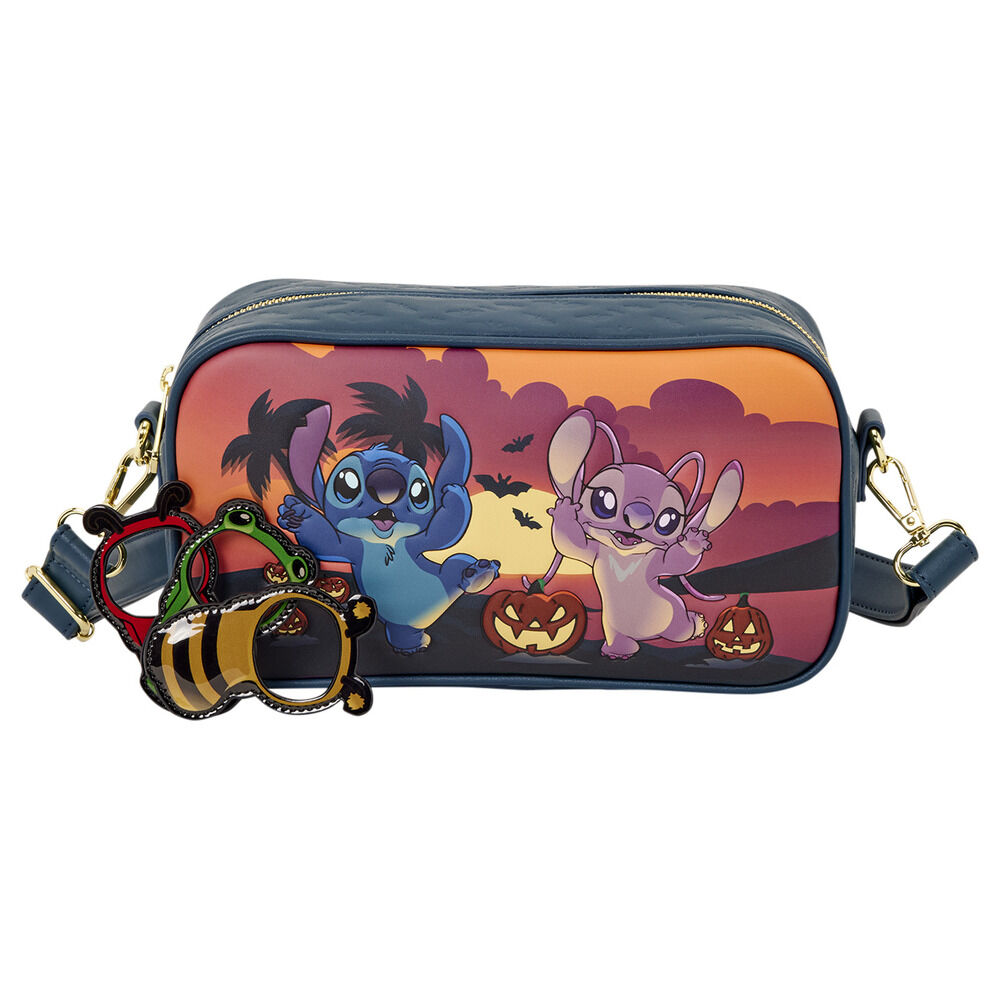 bolso bandolera angel & stitch halloween stitch disney loungefly