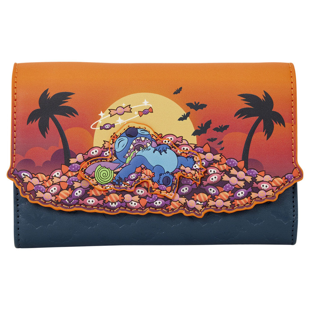 cartera stitch halloween candy stitch disney loungefly