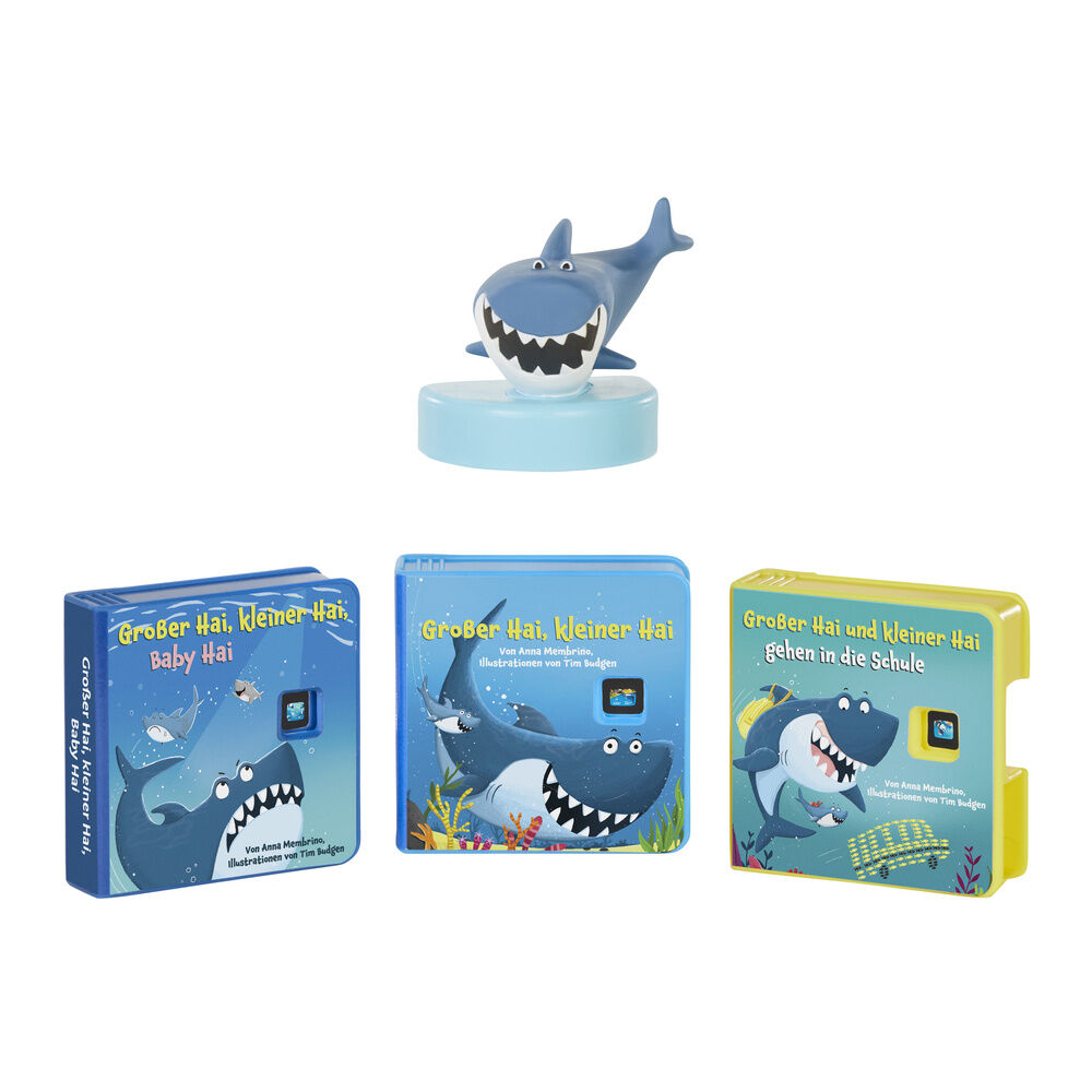 cuento big shark, little shark story dream machine español