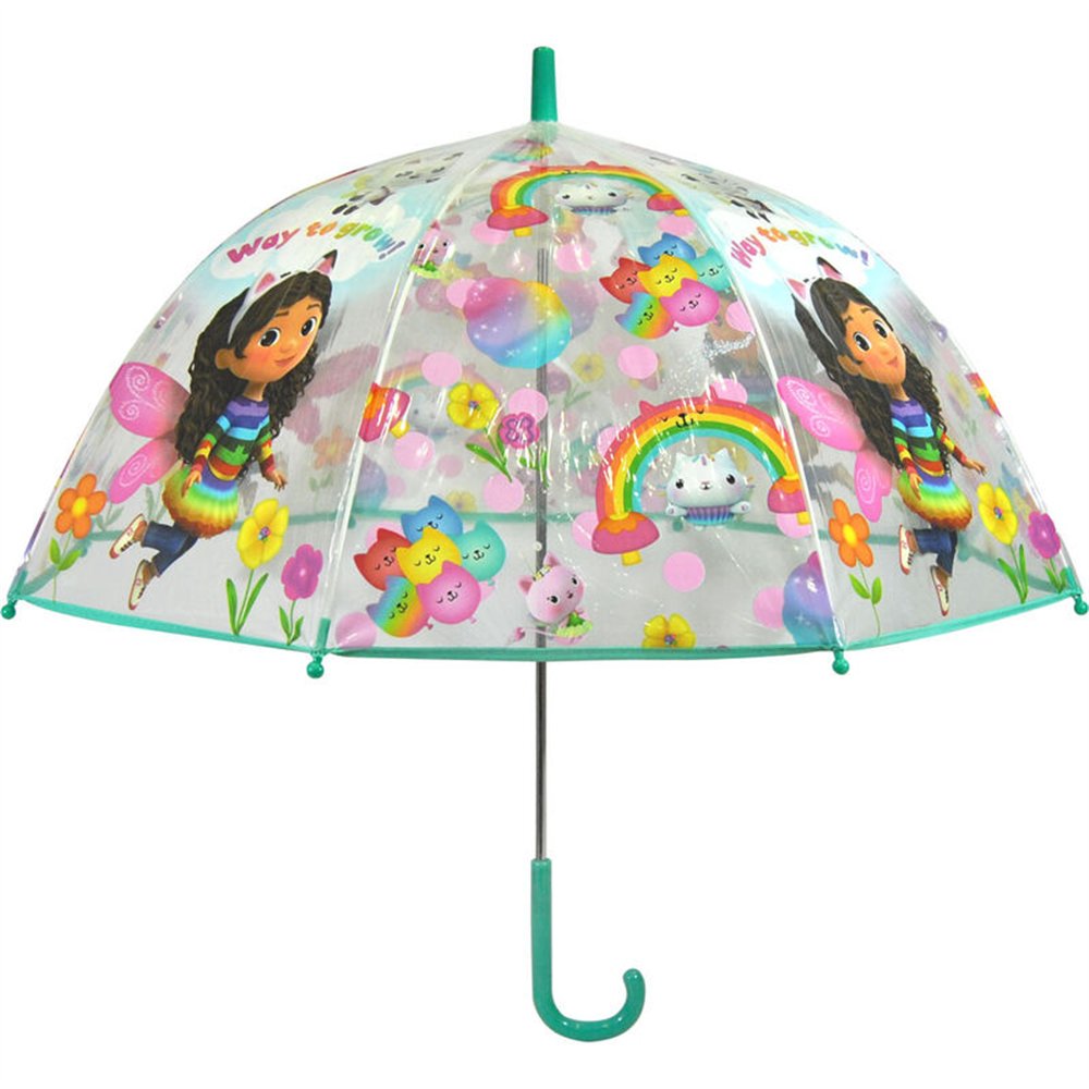 paraguas manual la casa de muñecas de gabby 46cm