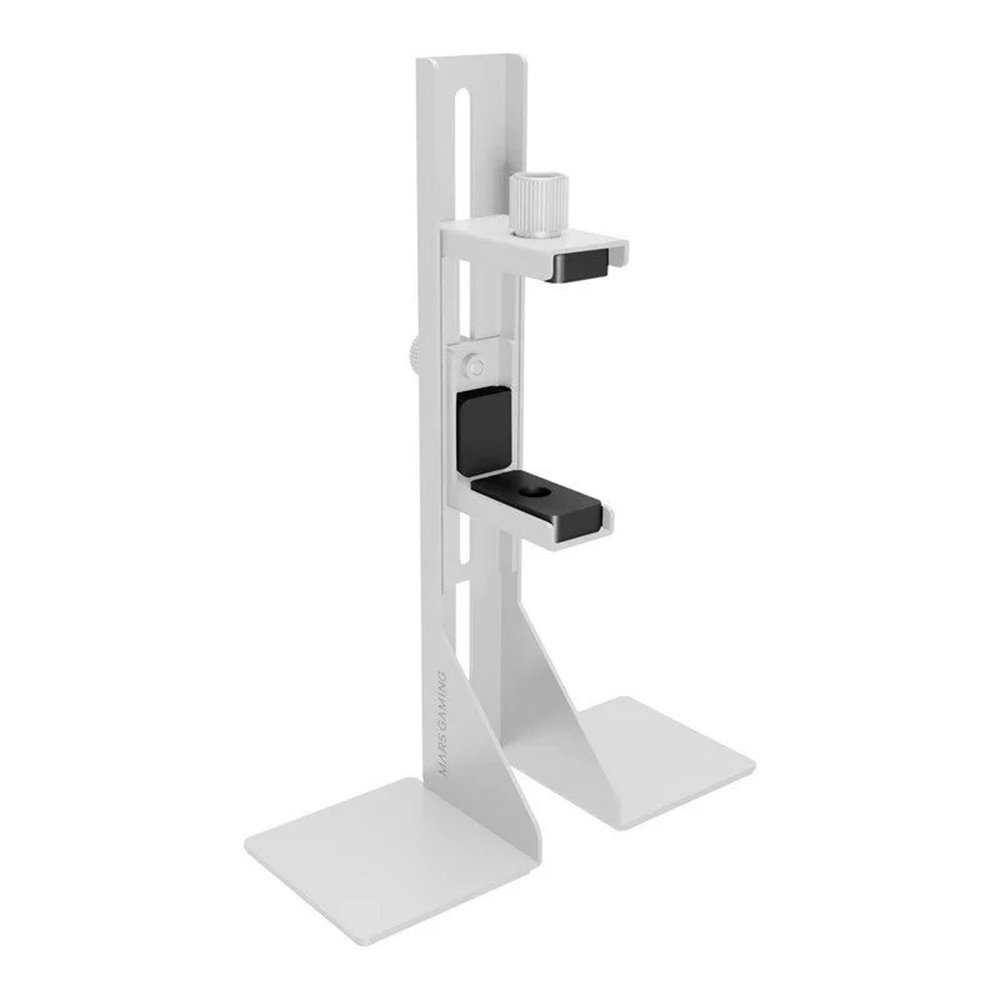 soporte mars gaming para tarjeta de video magnetico white