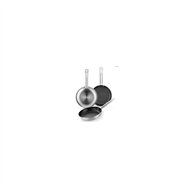 sarten profesional monix 36cm espesor base 4mm apta para induccion plata m431236