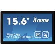 iiyama prolite tf1634mc-b8x monitor pantalla táctil 39,6 cm (15.6") 1920 x 1080 pixeles multi-touch multi-usuario negro
