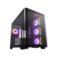 fsp m580-ba carcasa midi tower mitx, matx negro argb