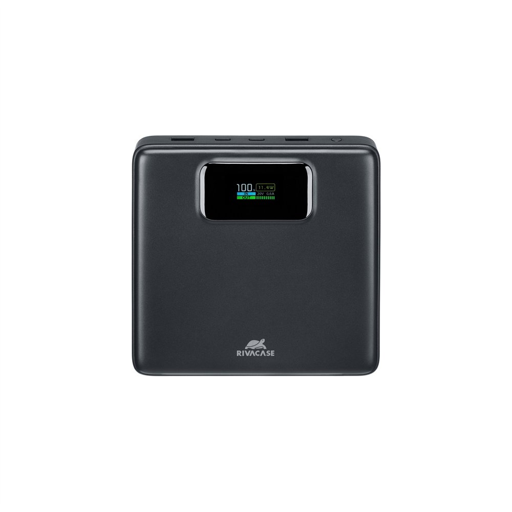 rivacase turbo polímero de litio 25800 mah negro