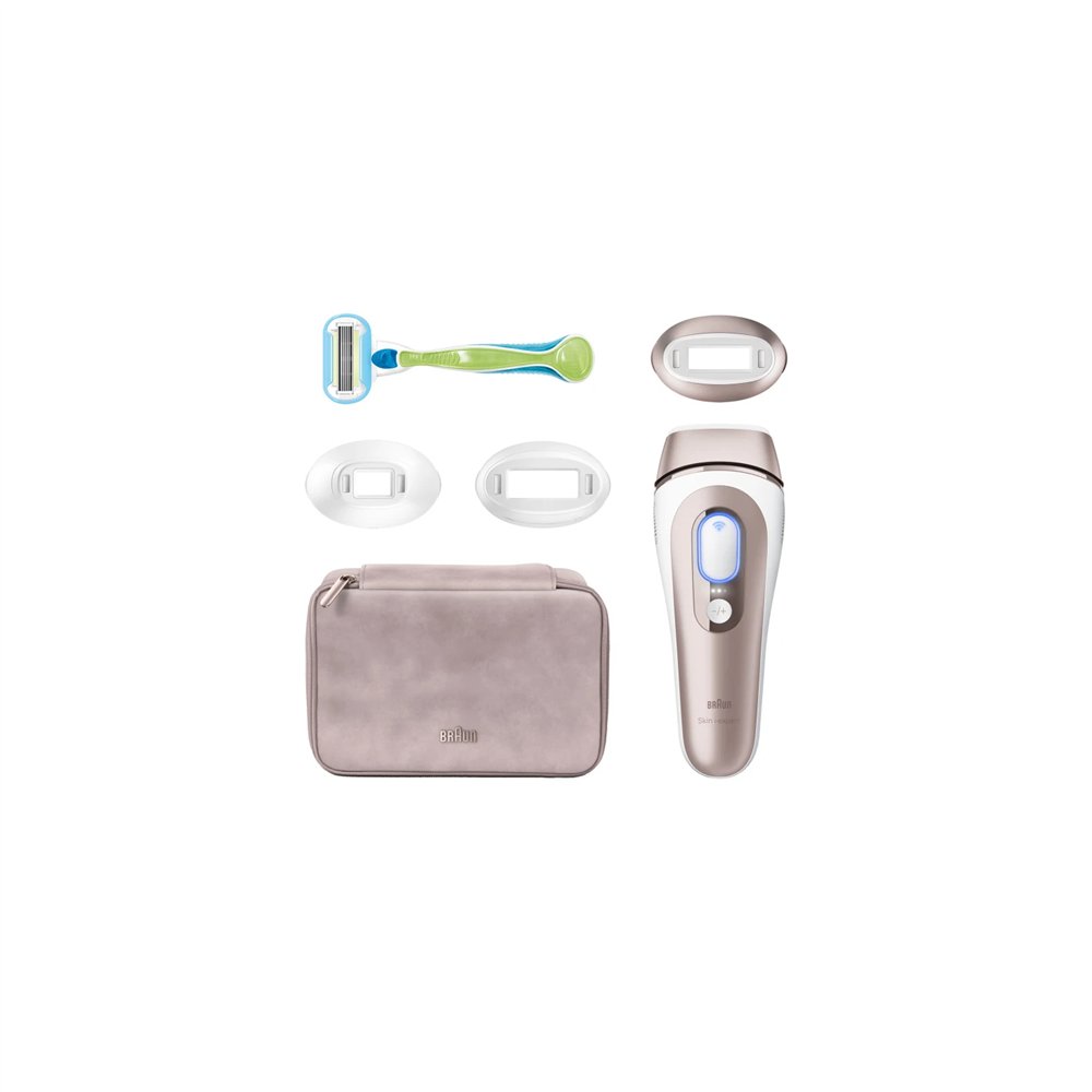 braun silk-expert pro ipl pl7253 luz pulsada intensa (ipl) oro rosa, blanco