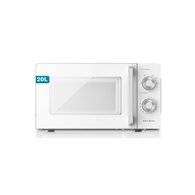 grunkel mw-20mg microondas blanco solo microondas encimera 20 l 700 w