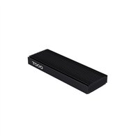 tooq caja externa para ssd m.2 nvme pice, negra