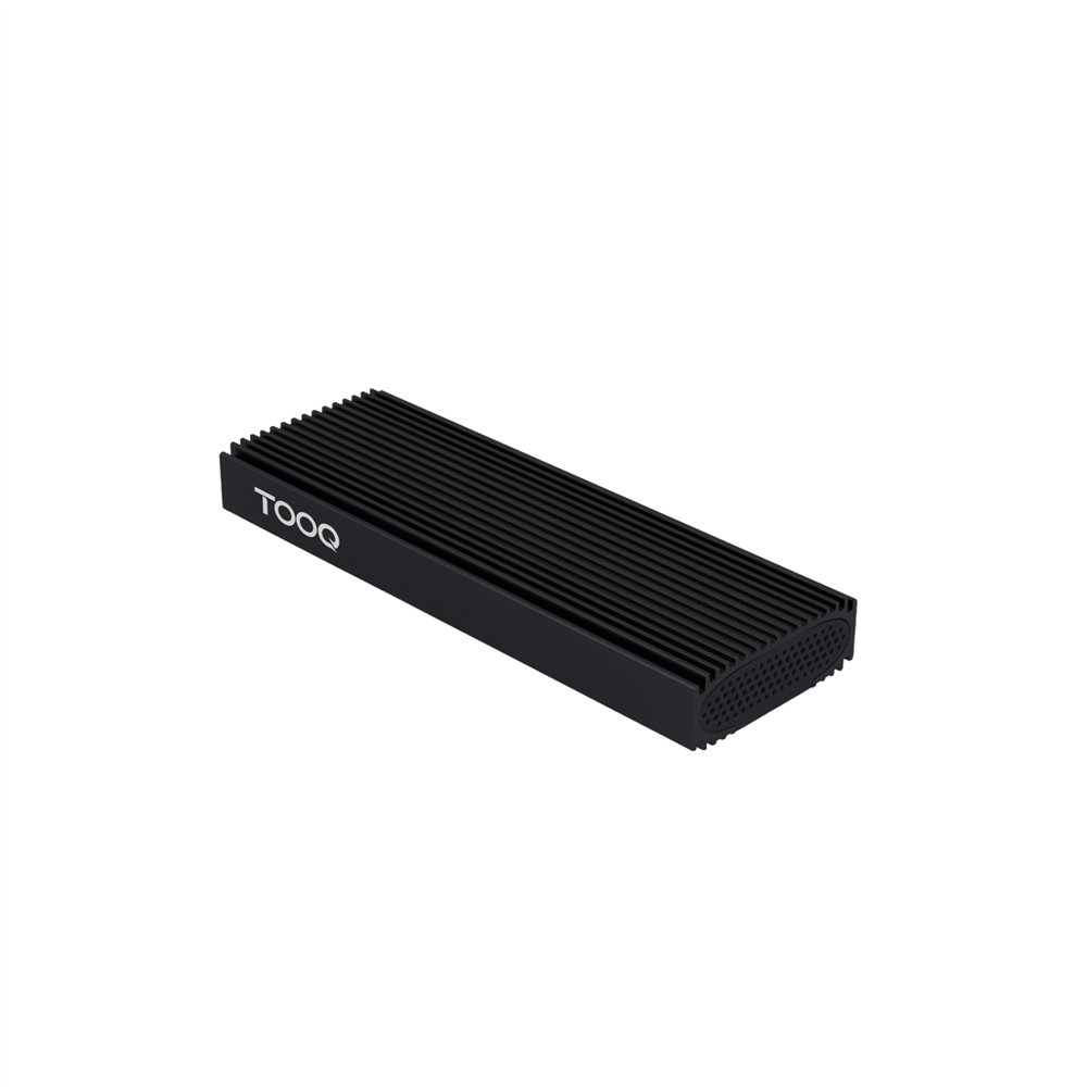 tooq caja externa para ssd m.2 nvme pice, negra