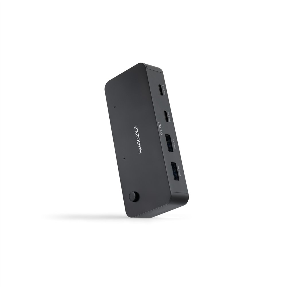 nanocable switch conmutador 2x usb 3.0 a 2xusb-a 3.0 + 2x usb-c 3.0
