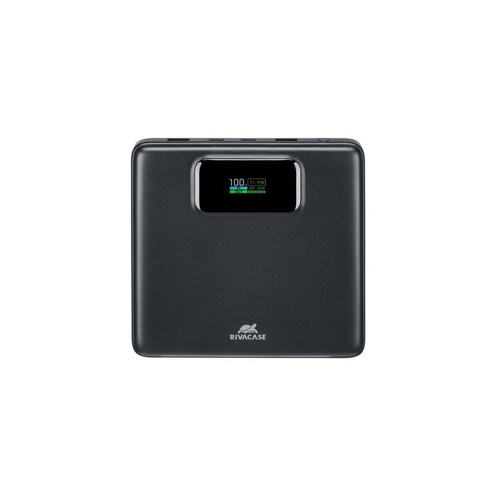 rivacase turbo polímero de litio 20000 mah negro