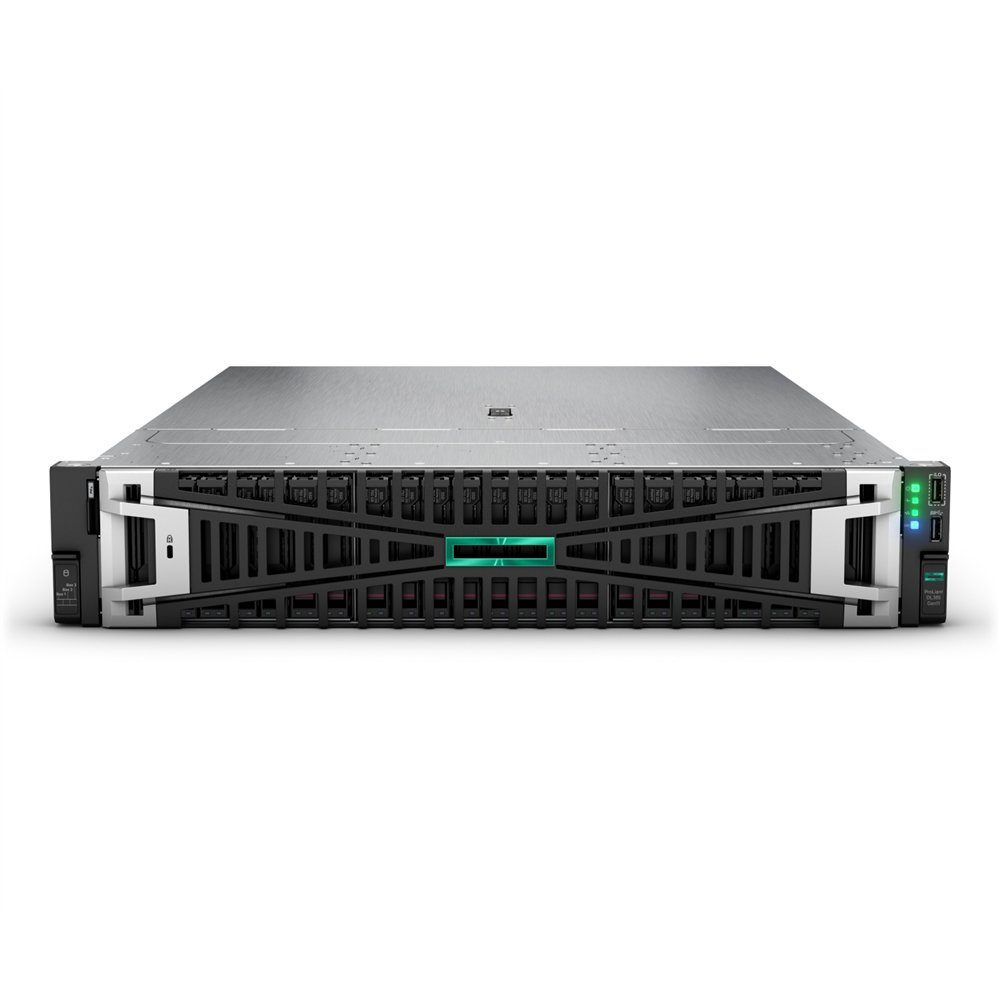 hpe proliant dl385 gen11 9124 3.0ghz 16c 64gb-r 8sff mr408i-o 2x480gb sata ssd 2x1000w ps eu server