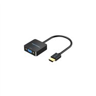 vention acpbb adaptador de cable de vídeo 0,15 m hdmi tipo a (estándar) vga (d-sub) gris