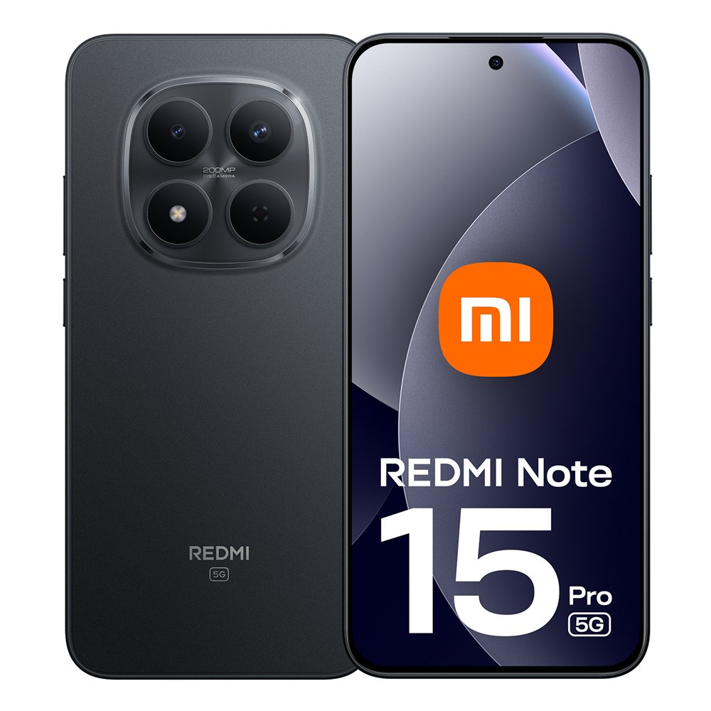 xiaomi redmi note 15 pro 5g 17,4 cm (6.83") sim doble android 15 usb tipo c 8 gb 512 gb 6580 mah negro