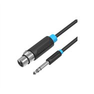 vention bbebi cable de audio 3 m xlr negro