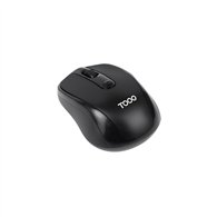 tooq ratón inalámbrico, 1600 dpi, 4 botones, negro