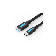 vention cqabd cable usb usb 3.2 gen 1 (3.1 gen 1) 0,5 m usb c micro-usb b 5 gbit/s negro