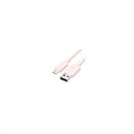 vention lamph cable de conector lightning 2 m rosa