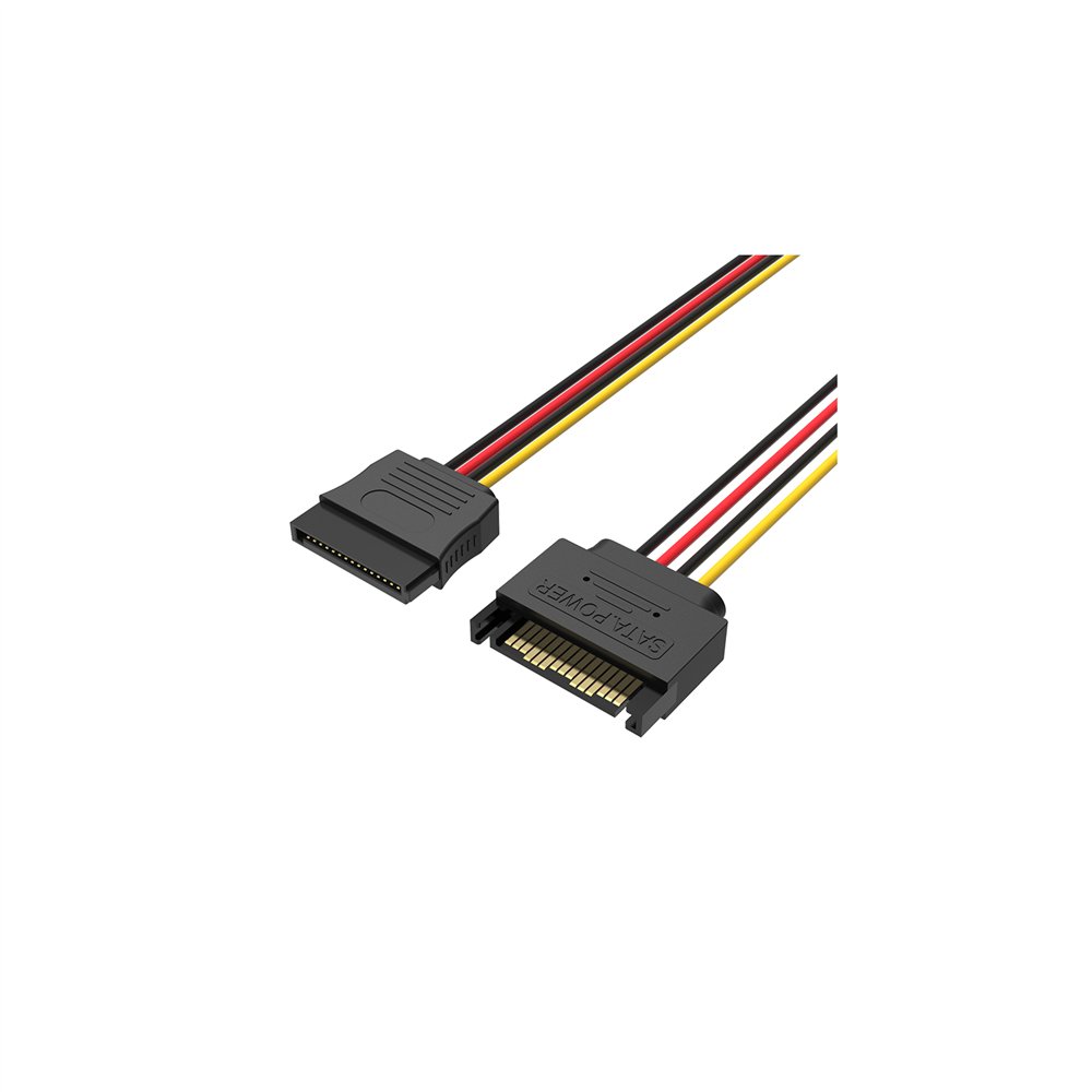 vention kdaby cable de sata 0,3 m sata de 15 pines negro