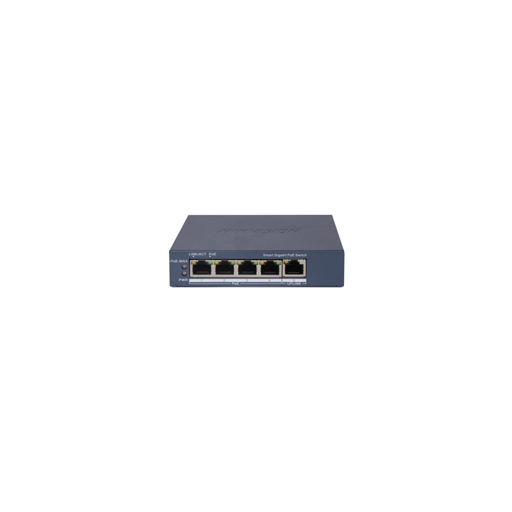 hikvision ds-3e1505p-ei switch gestionado gigabit ethernet (10/100/1000) energía sobre ethernet (poe) gris