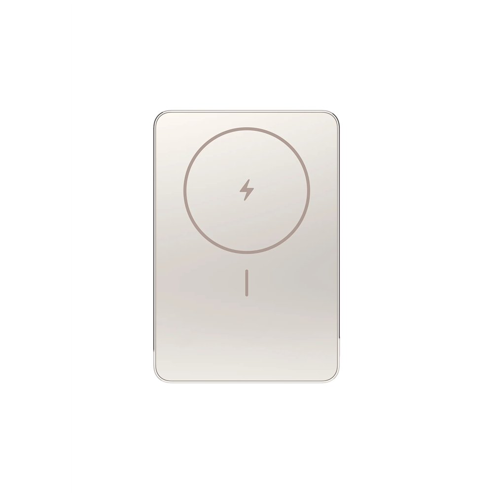 xiaomi super slim magnetic power bank 5000 ión de litio 5000 mah cargador inalámbrico arena