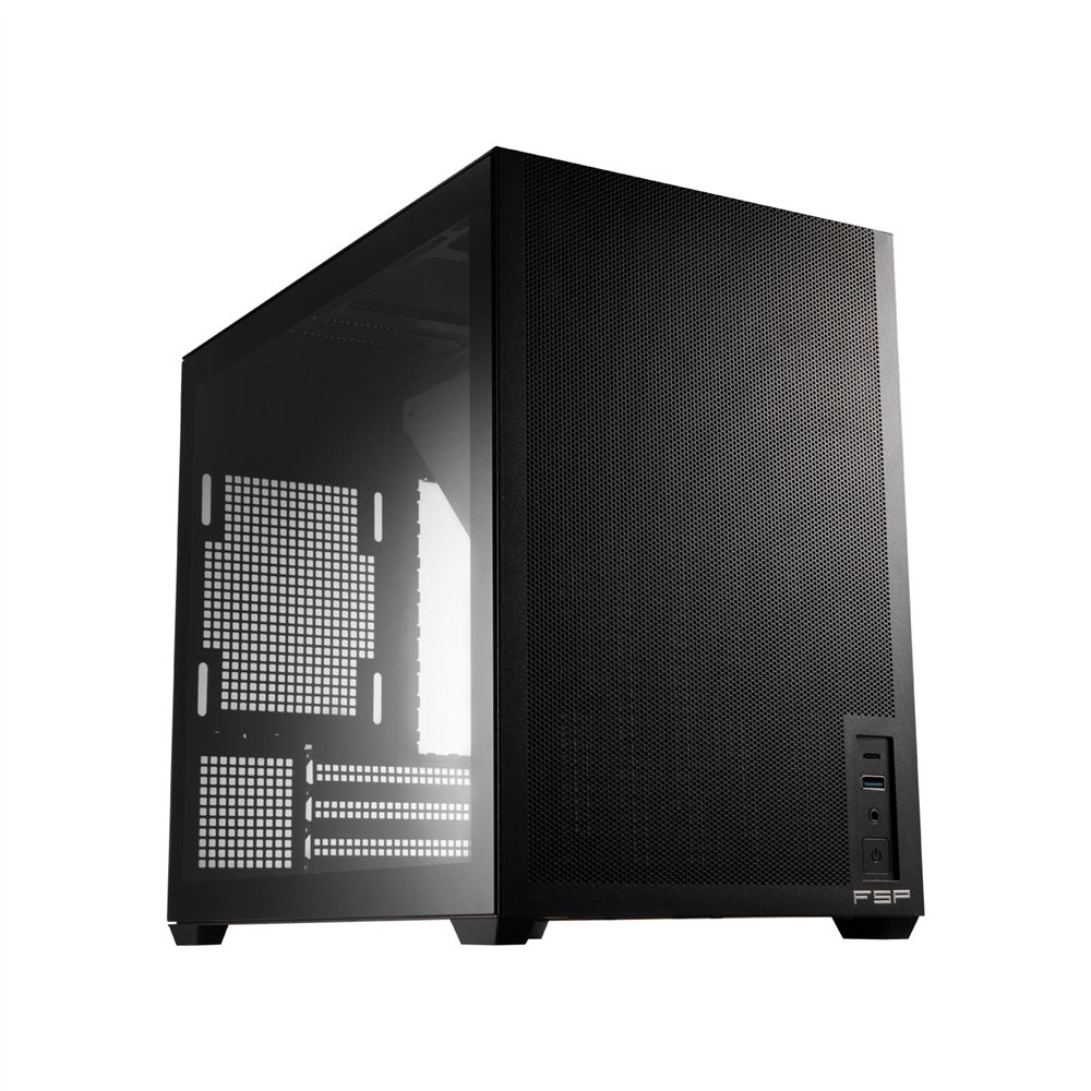 fsp s210-b carcasa mini tower mitx, matx negro