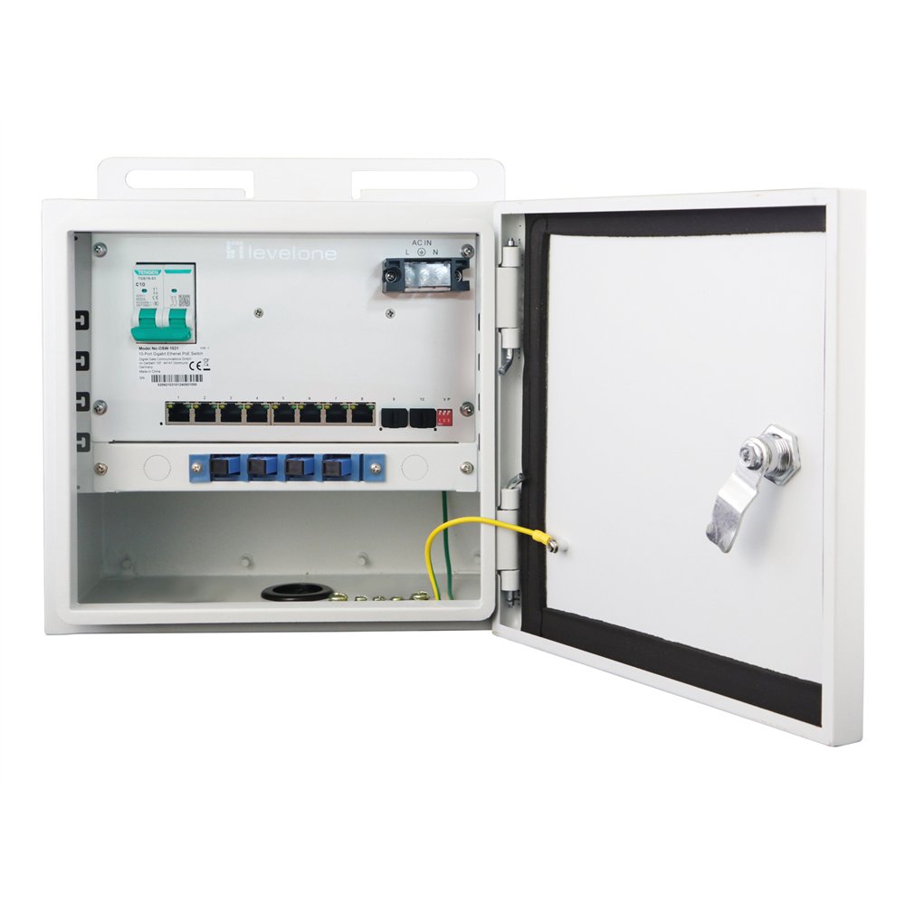 levelone osw-1031 switch no administrado 2.5g ethernet (100/1000/2500) energía sobre ethernet (poe) negro