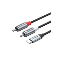 vention bikhf cable de audio gris
