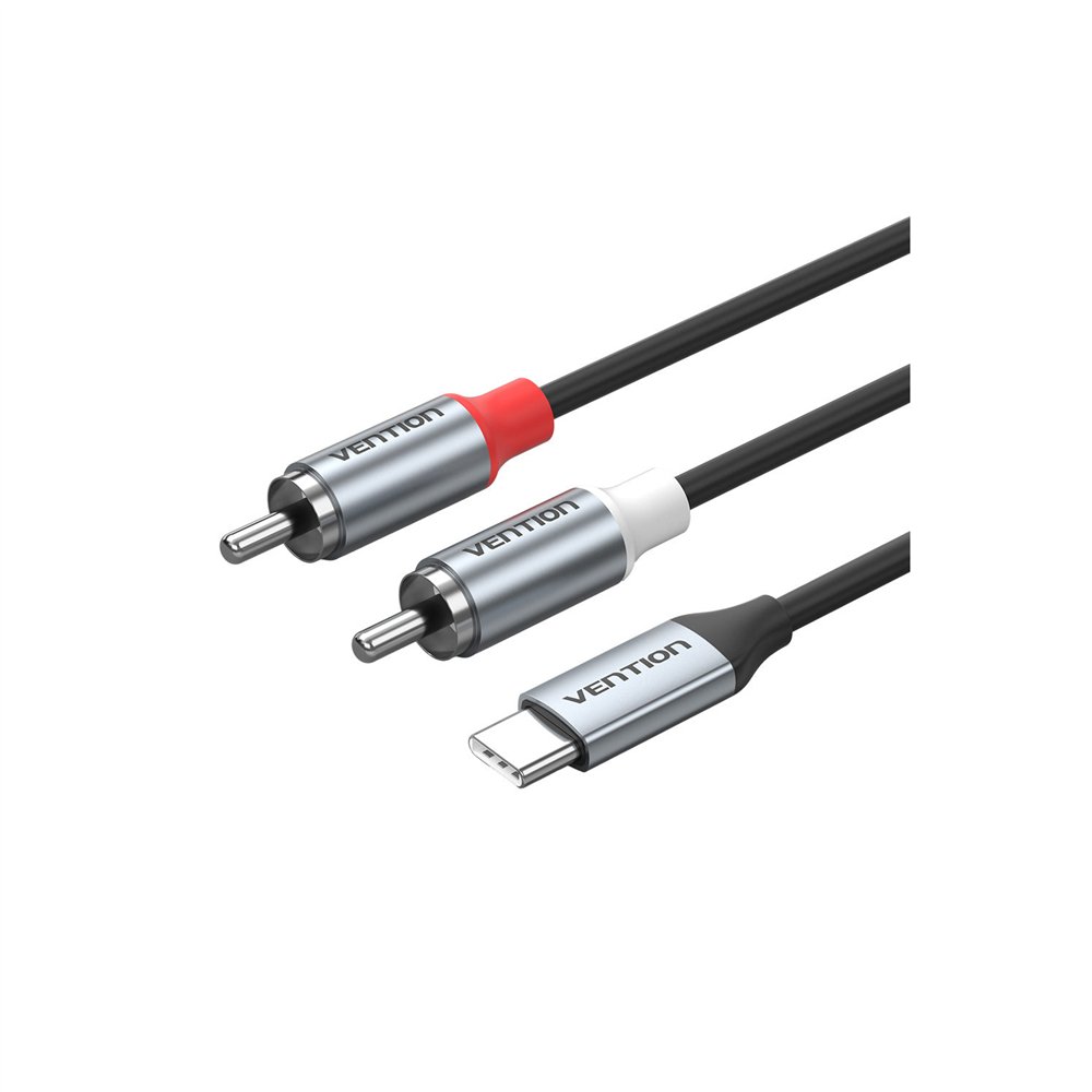 vention bikhf cable de audio gris