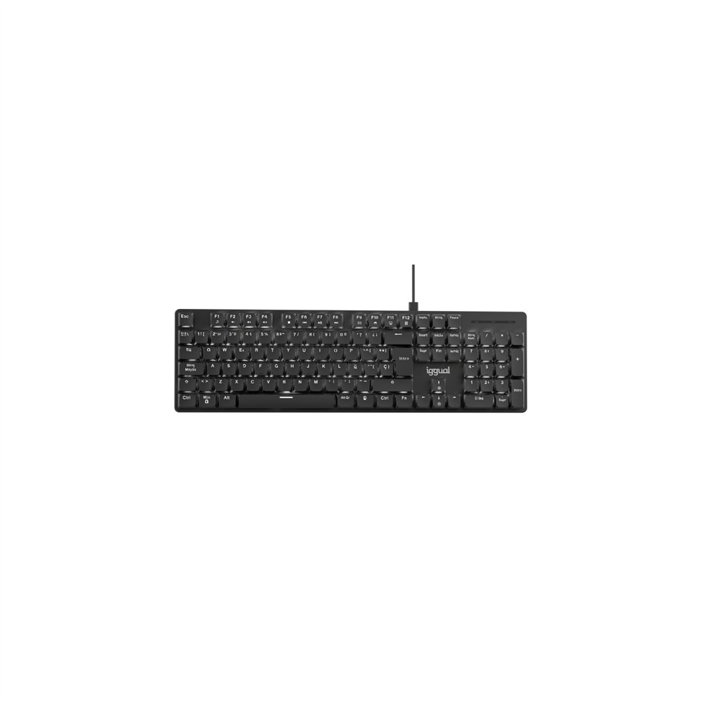 iggual teclado usb mecánico ck-mecha-105t negro