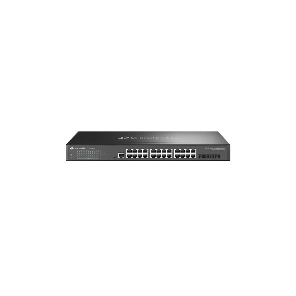 tp-link omada sg3428x switch gestionado l2+/l3 gigabit ethernet (10/100/1000) 1u negro