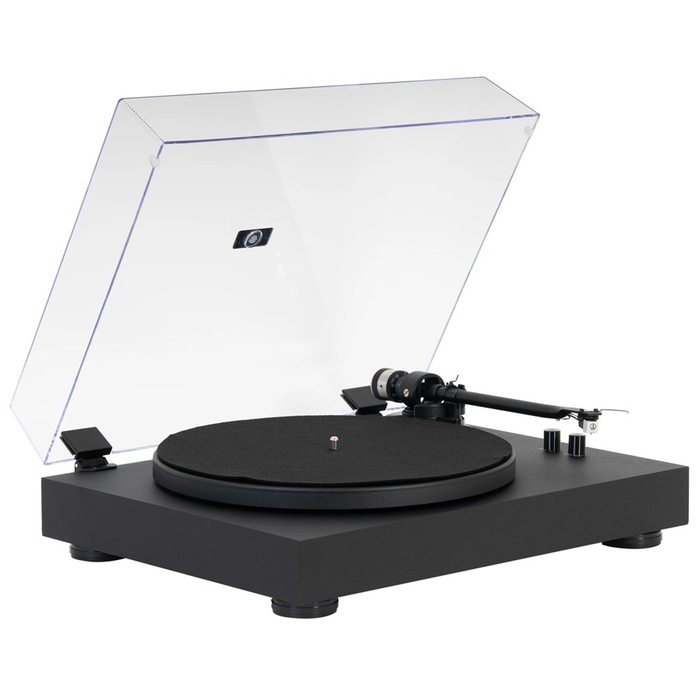 fonestar vinyl-13 tocadisco tocadiscos de tracción por correa negro totalmente automático