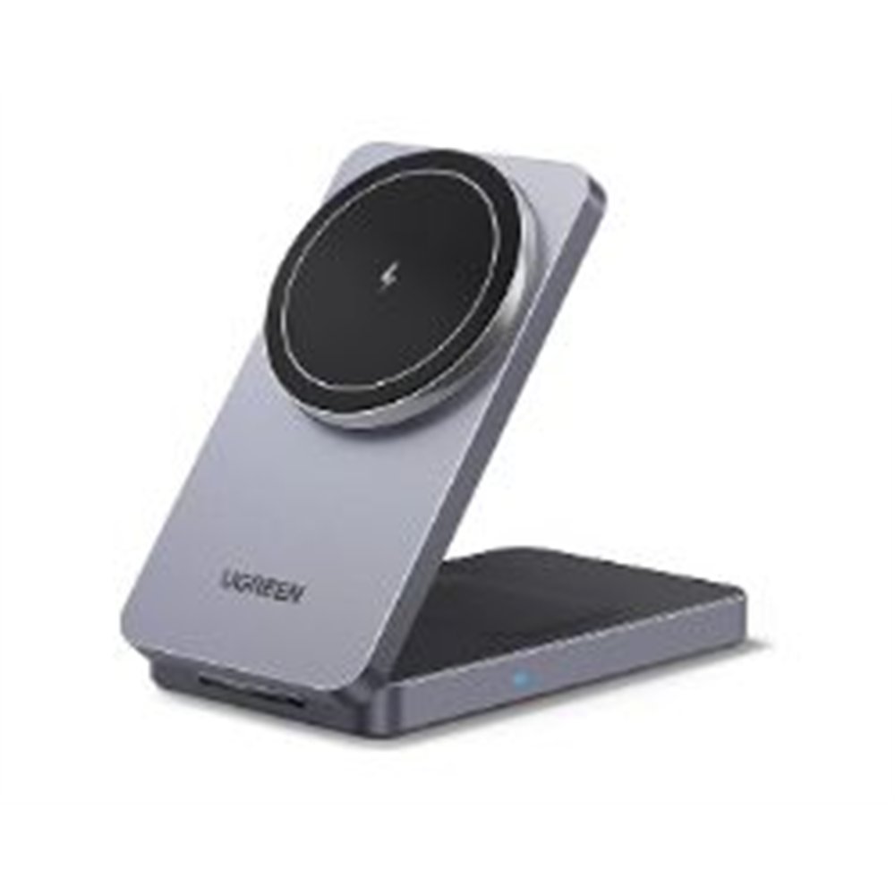 cargador ugreen w528 inalámbrico gris (45056)