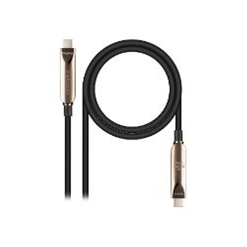 cable nanocable usb 3.2gen2x1 aoc.15m negro(10.01.4615)