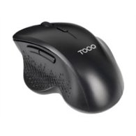ratón tooq ergonómico rf wireless negro (tqmwg-1105-b)