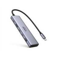 hub ugreen usb-c 7 en 1 gris (45521)