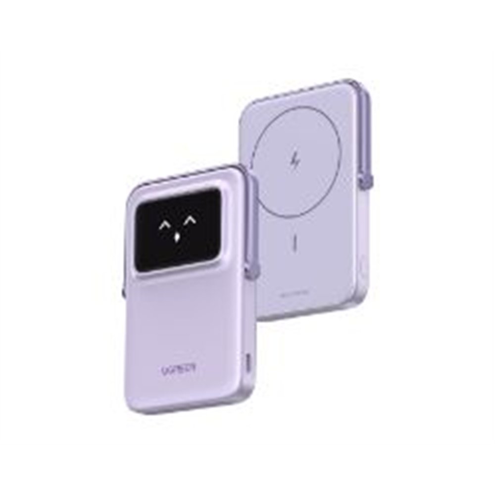 powerbank ugreen 5000mah 20w inalámbrico púrpura(35606)