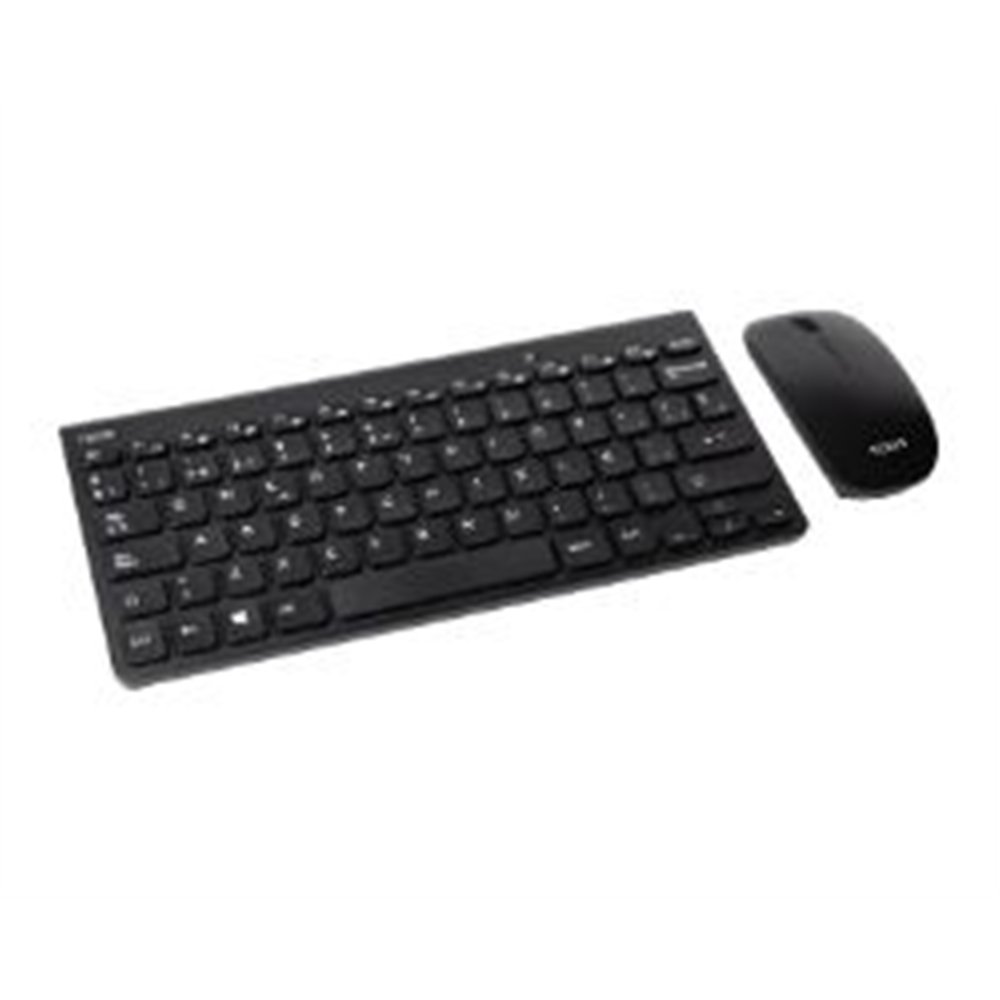 teclado+ratón tooq rf wireless negro (tqkmw-3101-b)