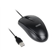 ratón tooq óptico usb-a 1000dpi 1.3m negro (tqm-1001-b)