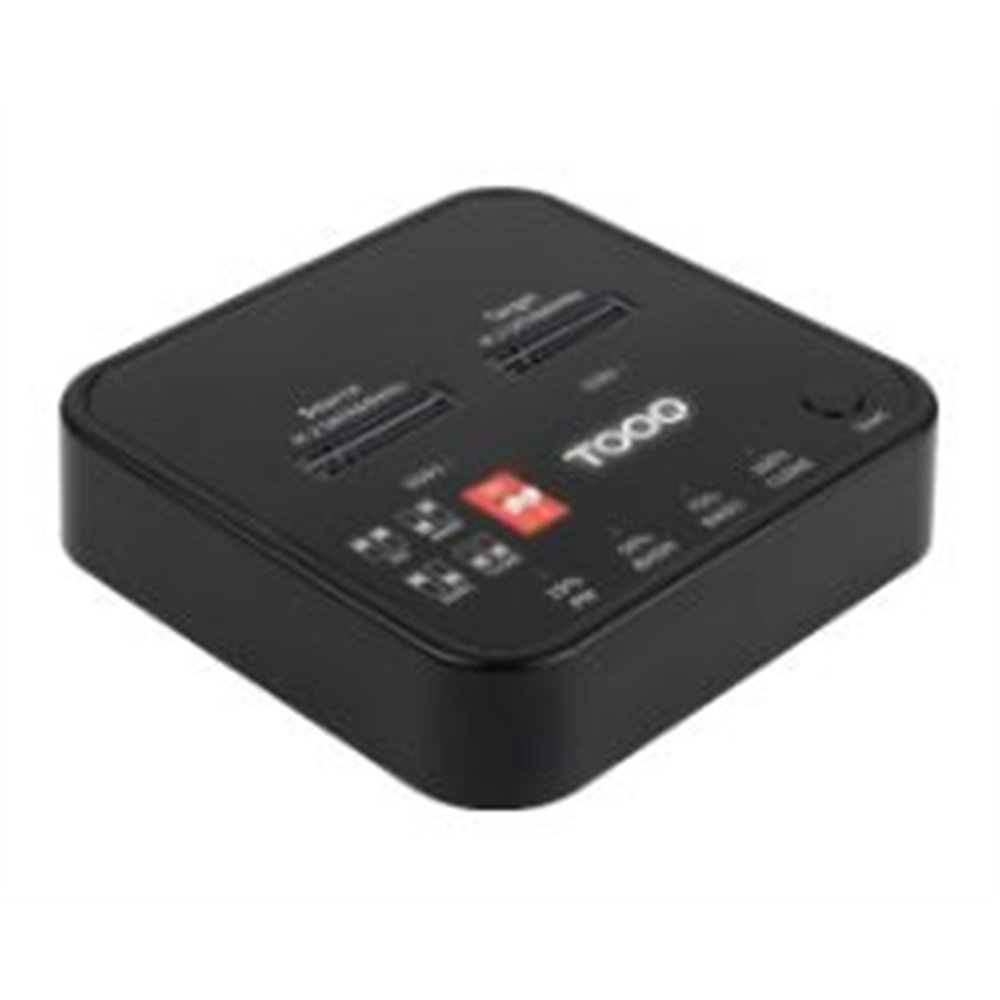 docking tooq ssd m2 sata/nvme negro (tqds-201b)