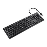 teclado tooq 105 teclas usb 1.35m negro (tqk-2003-b)